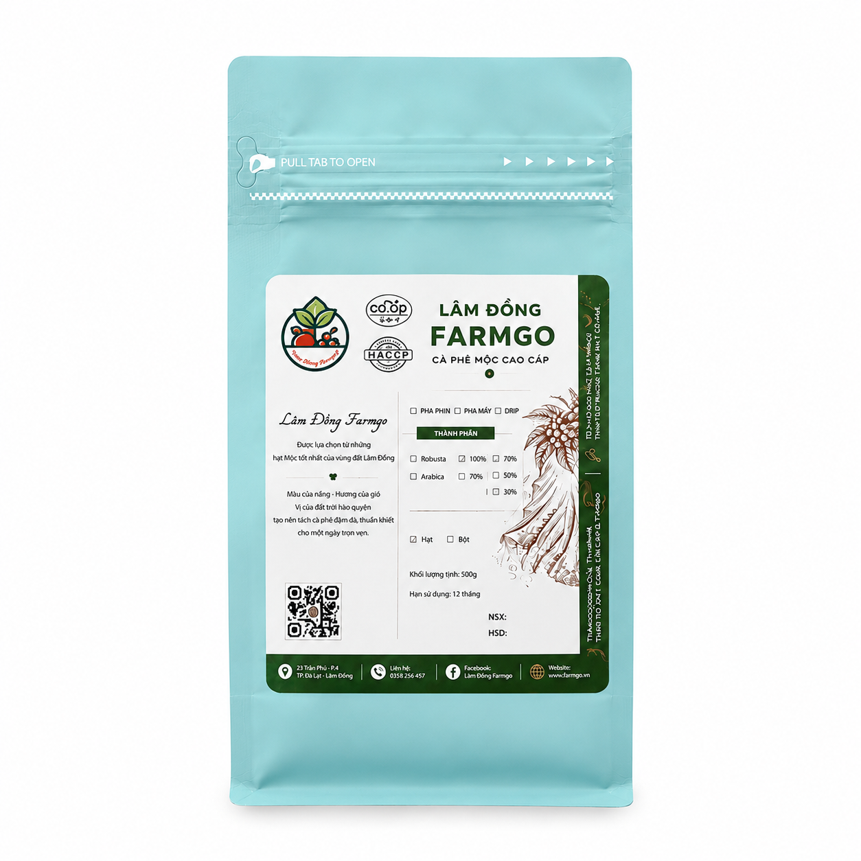 Cà Phê Premium Lâm Đồng FarmGo