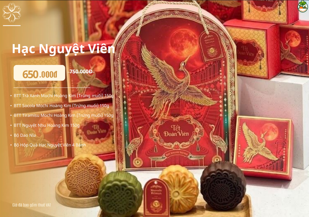 Hộp Quà Trung Thu Hạc Nguyệt Viên